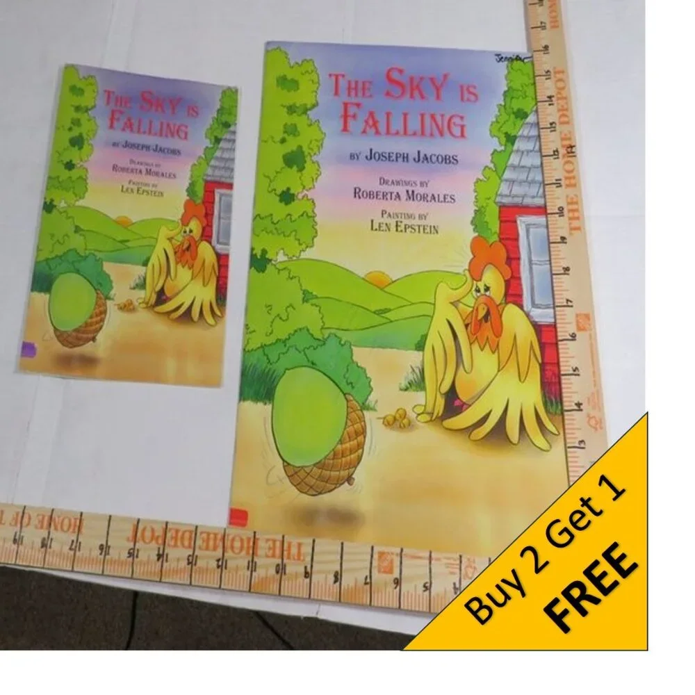 The Sky is Falling BIG BOOK (almost 2 feet tall)  By Joseph Jacobs Classroom